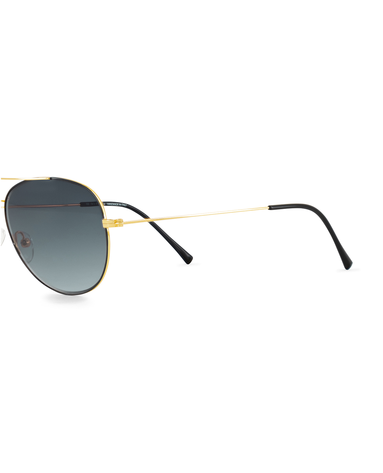 Aviator Sunglasses – Gradient Shiny Gold - Image 3