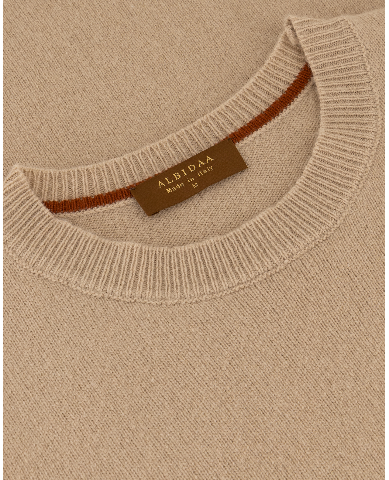 Merino Wool Sweater –Beige - Image 3