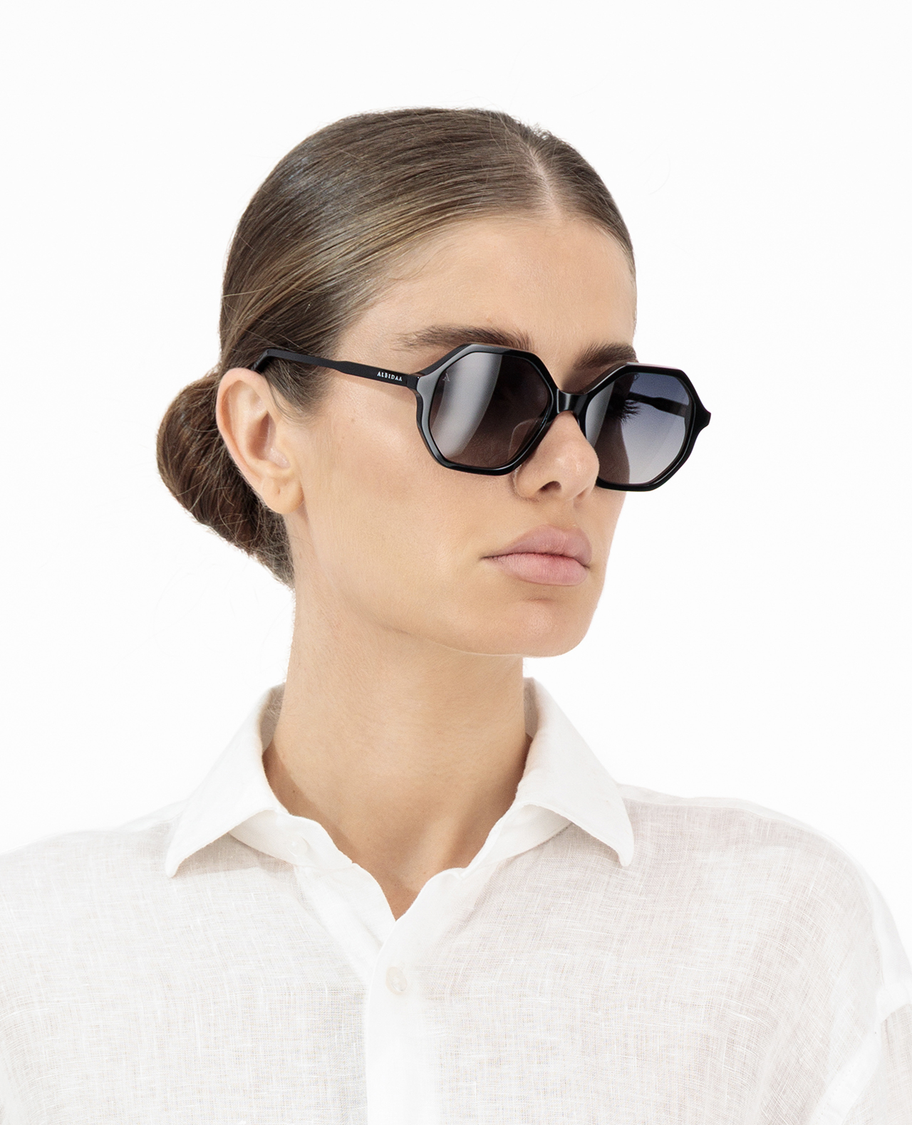 Luster – Hex Sunglasses-Shiny Black - Image 4