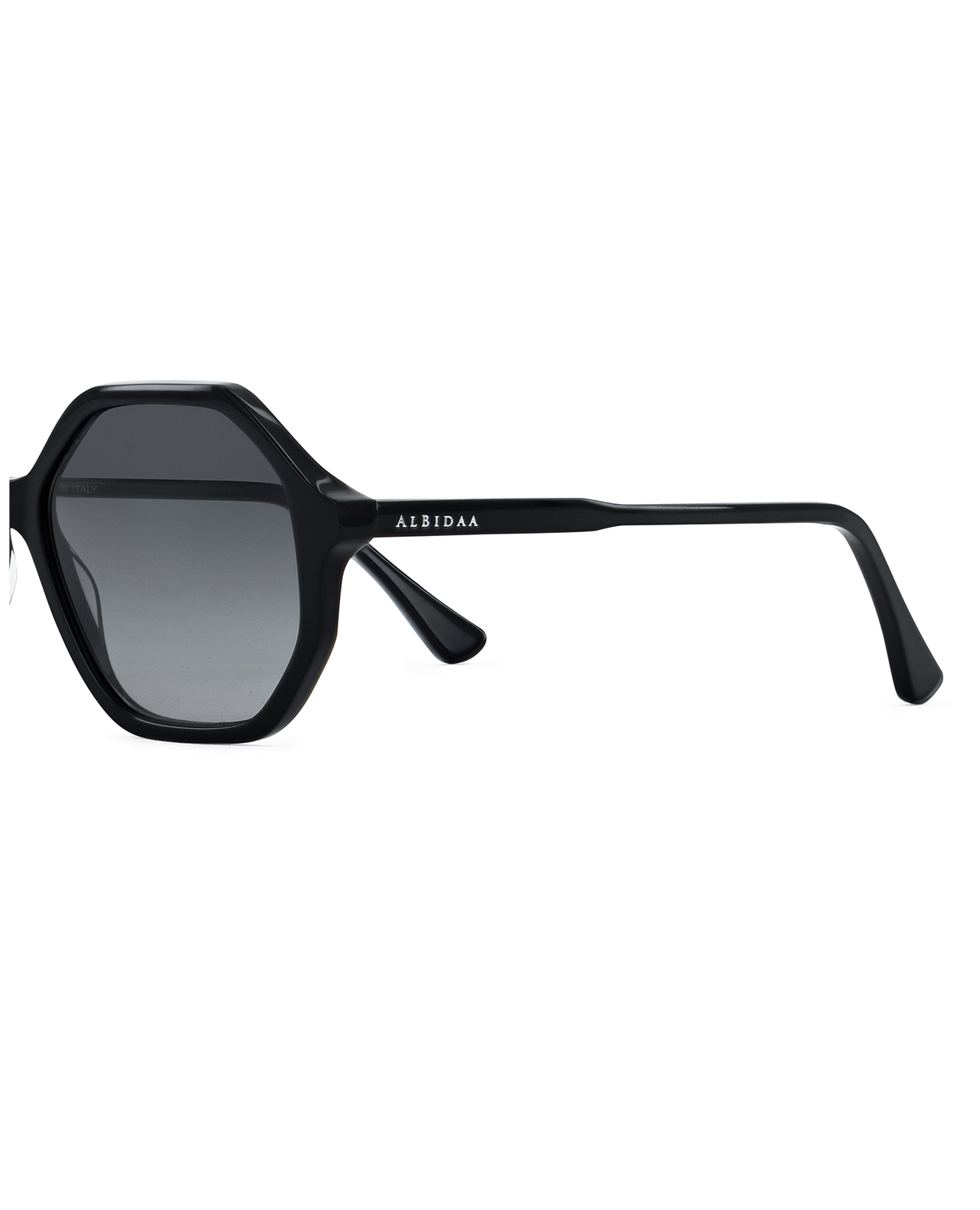 Luster – Hex Sunglasses-Shiny Black - Image 3